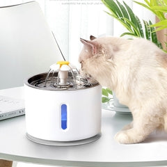 Fonte de água automática para gatos